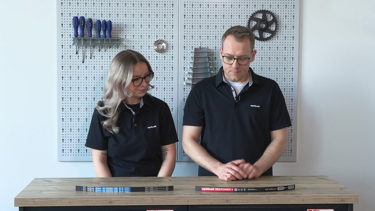 Wrapped vs. raw edge V‑belts | Optibelt 