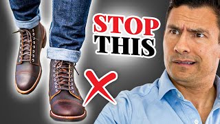 CORRECTLY Match Boots With Jeans (Most Men Mess This Up)