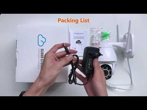 BESDER 1080P PTZ Speed Dome IP Camera Outdoor Security Camera 4X Digital Zoom IR Night Vision Auto