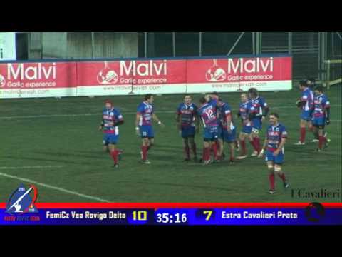 Highlights Femi-CZ VEA Rugby Rovigo Delta vs. I Cavalieri Prato 23/12/2011