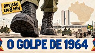 Ditadura Militar: Golpe de 1964 — resumo animado em 8 minutos | Histórias de Papel