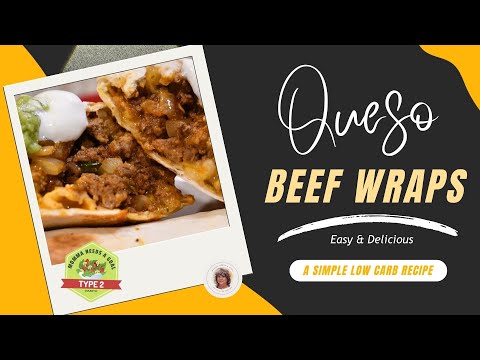 Easy & Delicious Queso Beef Wraps #recipe #beef #delicious #yummy