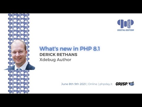 What's new in PHP 8.1 | Derick Rethans | phpday 2021