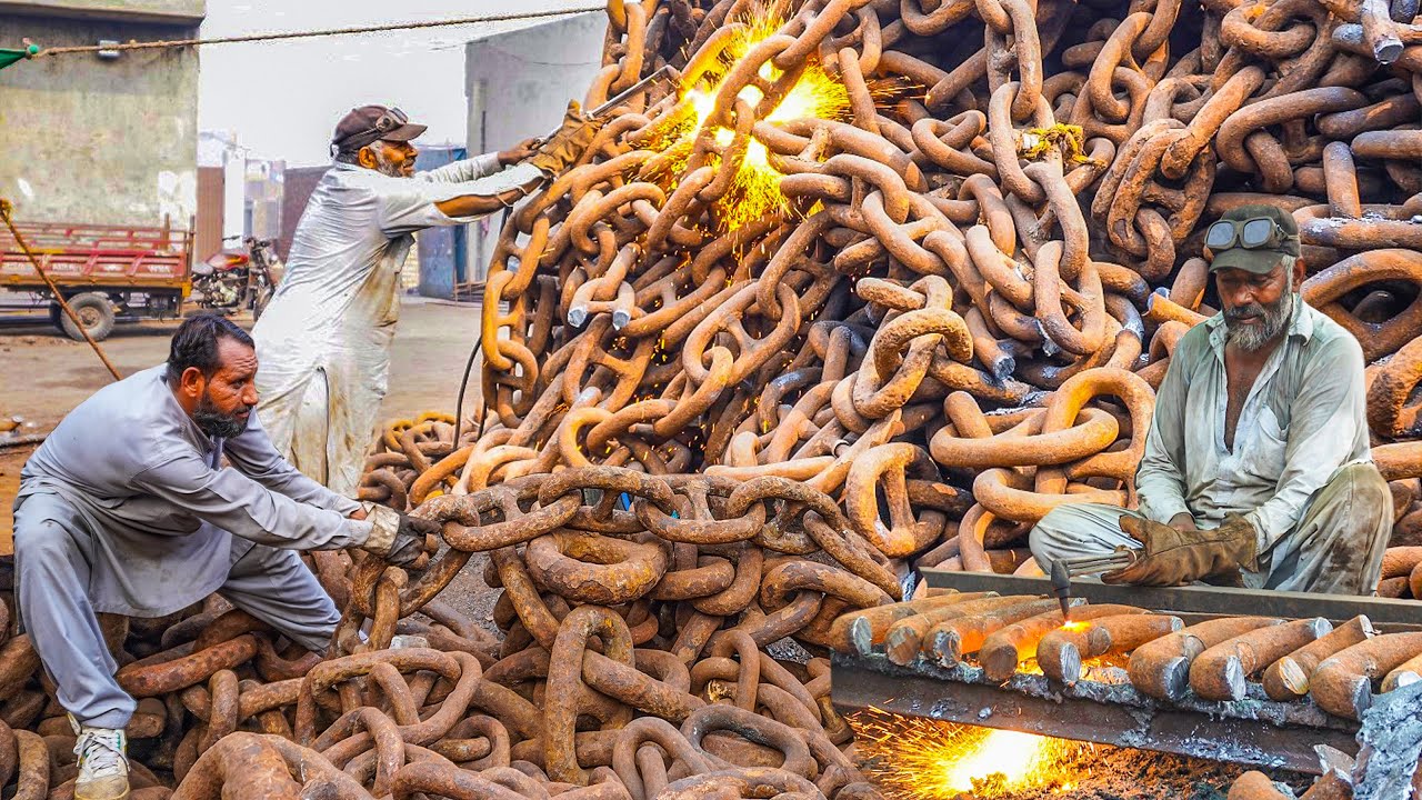 Heavy Metal Repurposed: How Ship Anchor Chains Become Powerful Pickaxes