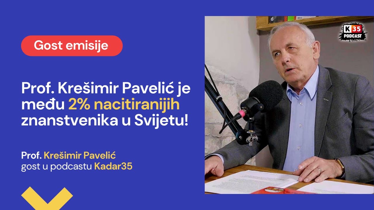 Krešimir Pavelić, gost u emisiji podcast k35