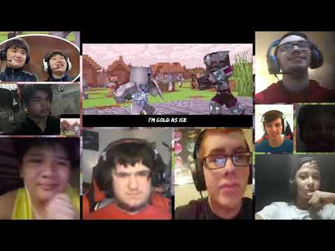 ♪ Cold as Ice: The Remake - A Minecraft Music Video [REACTION MASH-UP]#958