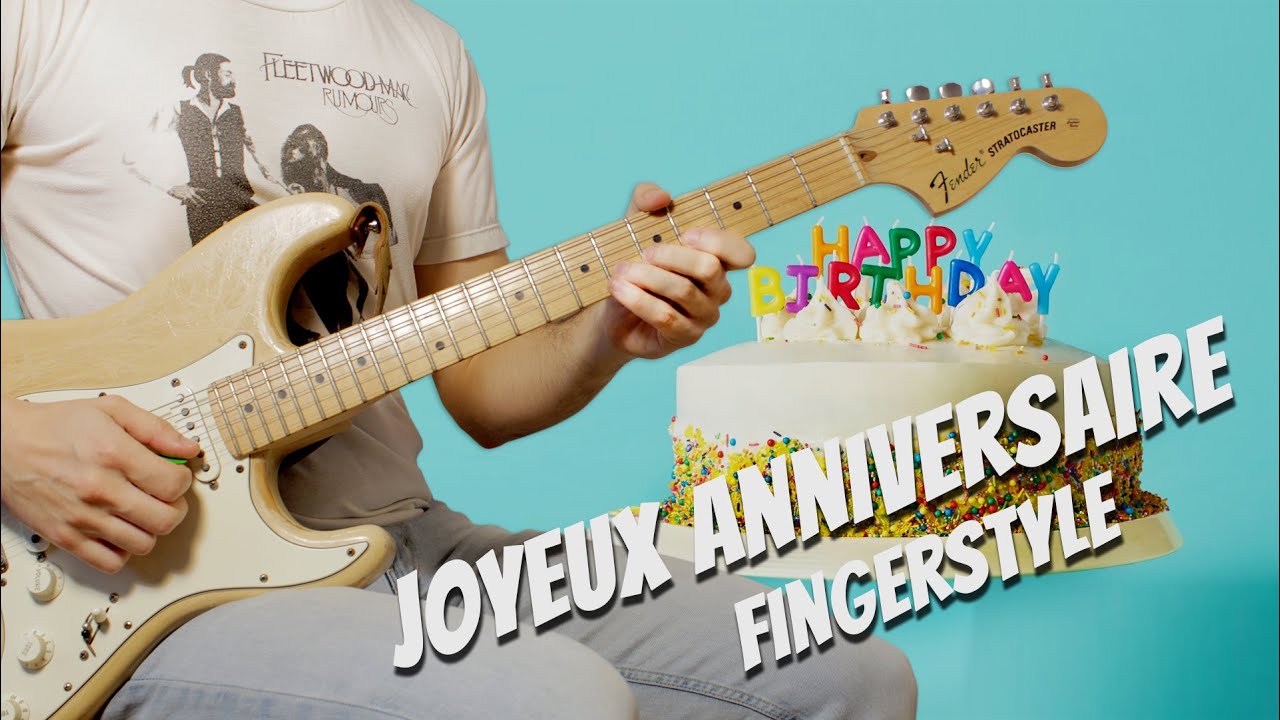 Joyeux Anniversaire - Arrangement Fingerstyle Électrique + partition