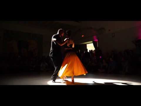 Michalis Souvleris  and  Maria Kalogera  are  dancing  at  A los amigos tango festival  in  2016