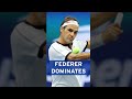 Roger Federer DOMINATES the point! 💪