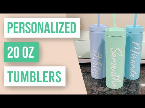 😀 Personalized 20oz Tumblers