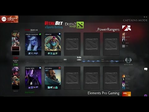 Elements Pro Gaming vs Power Rangers (EPG Cup Season 2)