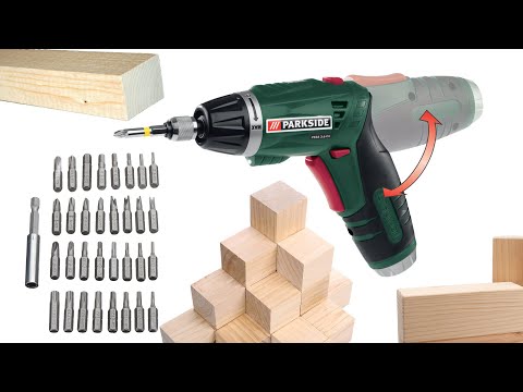Parkside Cordless Screwdriver PSSA 3.6 C4 Unboxing