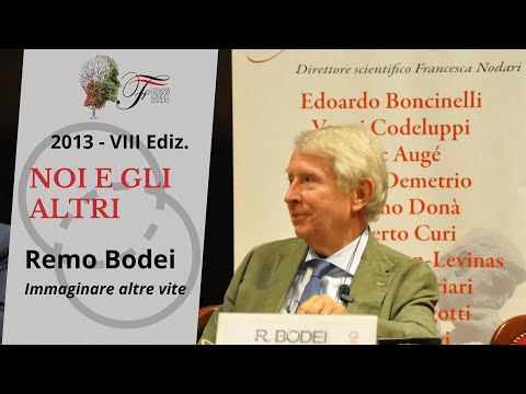 Remo Bodei - Immaginare altre vite | Noi e gli altri - 2013