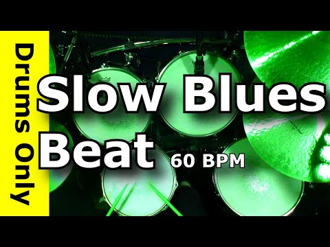 Slow Blues Drum Beat 60 BPM - JimDooley.net