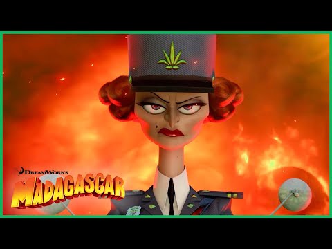 A Capitã Chantel Dubois Na Caçada🕵🏼‍♂️ | DreamWorks Madagascar em Português