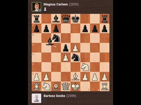 Magnus Carlsen vs Bartosz Socko