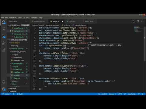 Storage Api Chrome Extension Programming