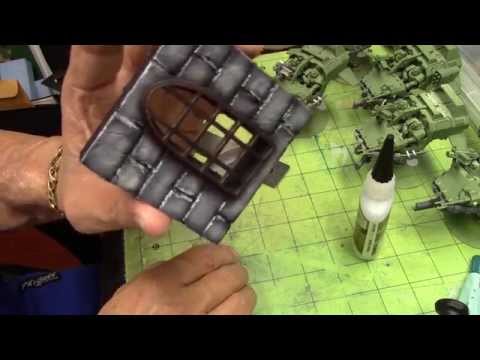 3d Printed Arched Window for Pink Foam Terrain