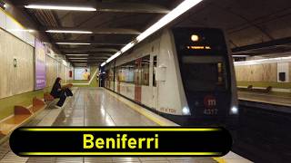Metro Station Beniferri - Valencia 🇪🇸 - Walkthrough 🚶