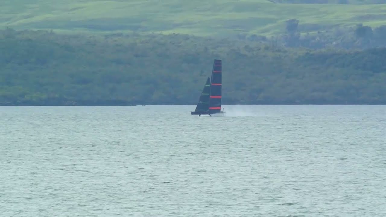 2021 America's Cup testing: Te Kāhu flying!