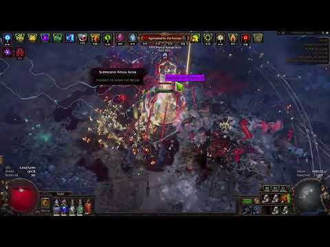 Path of Exile Standard Chillin on palstreon's lightning warp elementalist.