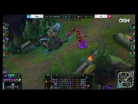 League Of Legends — bbq vs kt  LCK Spring Split 2017 Game 1