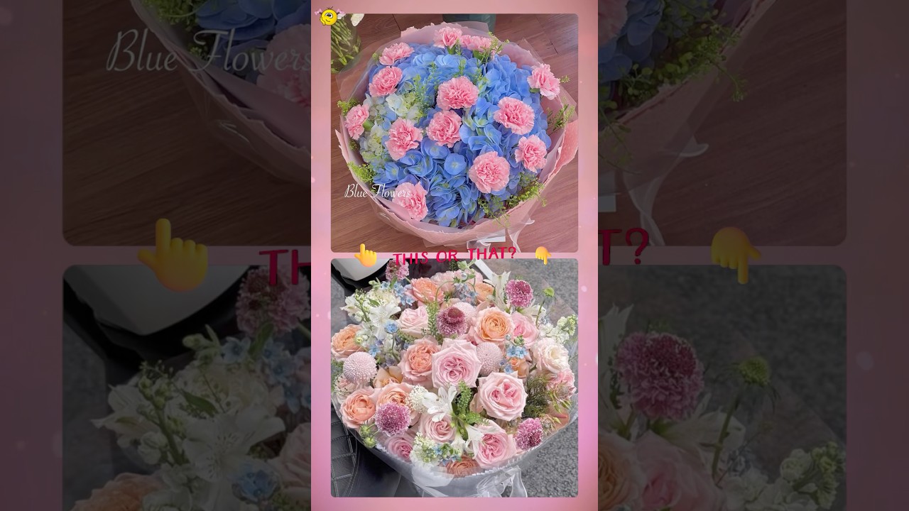 Which bouquet would your boyfriend give you today? 💐