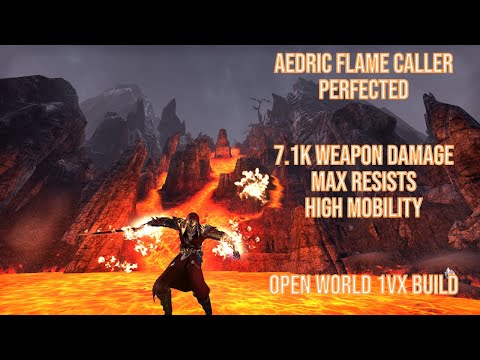 Aedric Flame Caller PERFECTED! | ESO U47 PvP Build Video