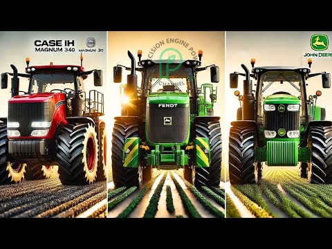 Case IH Magnum 340, Fendt 936, John Deere 8R 370 Comparison of the Most Powerful Tractors