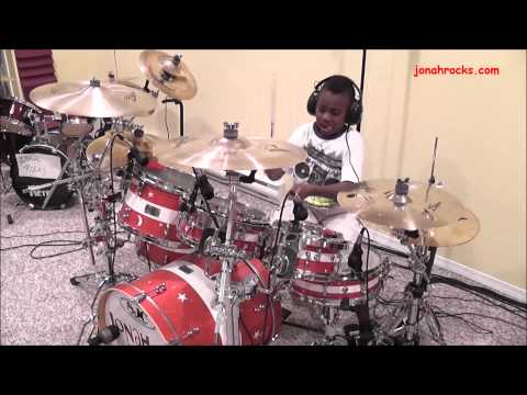 Drowning Pool - Bodies, 8 Year Old Drummer, Jonah Rocks