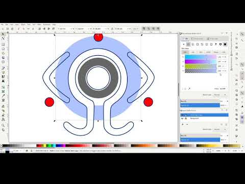 Inkscape - Serial Experiments Lain Navi vector logo - school project