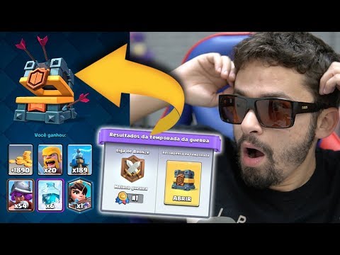 ABRI O NOVO BAUÌ DO CLASH ROYALE E TIVE ALGUMAS SURPRESAS