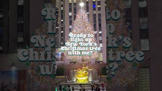Ready to light up New York’s Christmas tree with me?🎄🪽|#nyc #christmas #christmastree