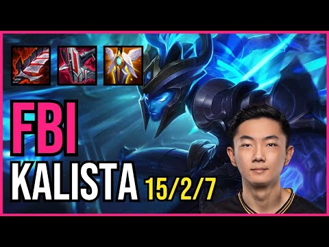 FBI - KALISTA vs CAITLYN ADC - NA Challenger - Patch 11.4