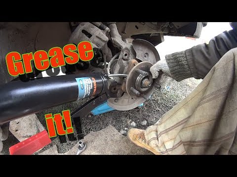 You must grease wheel hub assembly!