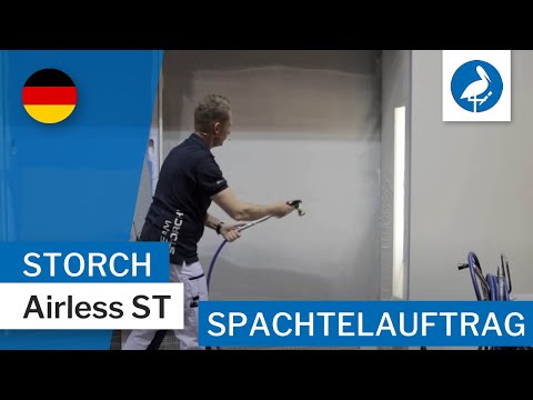 STORCH Airless ST: Unser Experte zeigt dir den Spachtelauftrag mit Airless-Technologie [DE]
