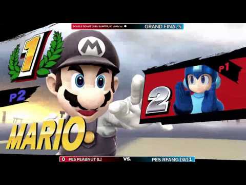 Double Donut Dub Grand Finals PES | RFang [W] (Mario) vs PES | Peabnut [L] (Mega Man)