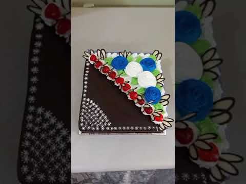 Anniversary Cake_Birthday Cake_chocolate Cake_Half and Half cake  Habib Backerz |Waheed Tv |