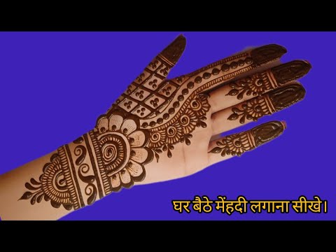 easy full front hand mehndi designs/simple mehndi designs/new mehndi designs 2024#mehndi#hennaartist