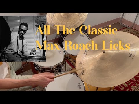 MAX ROACH Drum Solo Transcription on "The Scene is Clean"