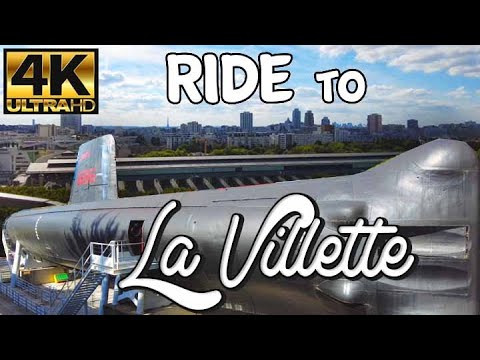 Paris - La Villette , PANORAMIC ROOFTOP and a SUBMARINE