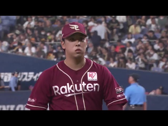【7回裏】わずか6球!! イーグルス・藤平尚真 この回をテンポよく3者凡退に抑える!!  2024年8月15日 オリックス・バファローズ 対 東北楽天ゴールデンイーグルス
