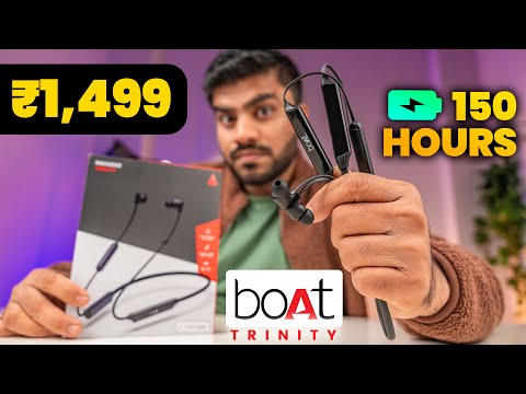 LONGEST Battery Neckband with Hi-Fi Sound ???? - boAt Rockerz Trinity Unboxing