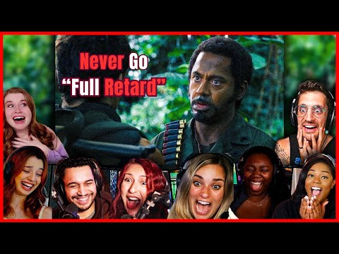Tropic Thunder's "Never Go Full Retard" Scene: HILARIOUS First-Time Reactions!