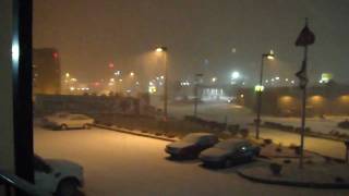 preview picture of video 'It snowed in Princeton WV at the Days Inn'