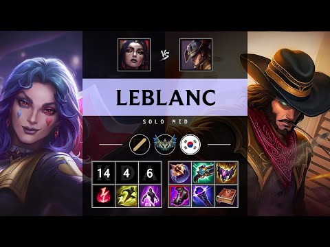 LeBlanc Mid vs Twisted Fate - KR Challenger Patch 25.19