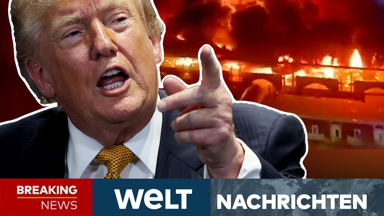 IRAN-KRIEG: "Richtig eine reingehauen!" Trump tönt! Attacken auf Mullahs! Die kontern sofort! I LIVE