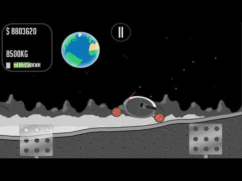 AN INTERESTING GAME TRUCKER JOE FLY TO THE MOON ON A ROCKET