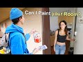 Asking College Students to Paint THEIR Dorm...