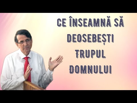 What does it mean to distinguish the Body of the Lord (Daniel Brânzei)